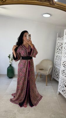 caftan violet rose