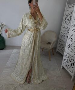 caftan gold beige