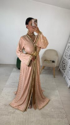 caftan gold marron