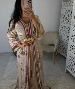 caftan, beige rose