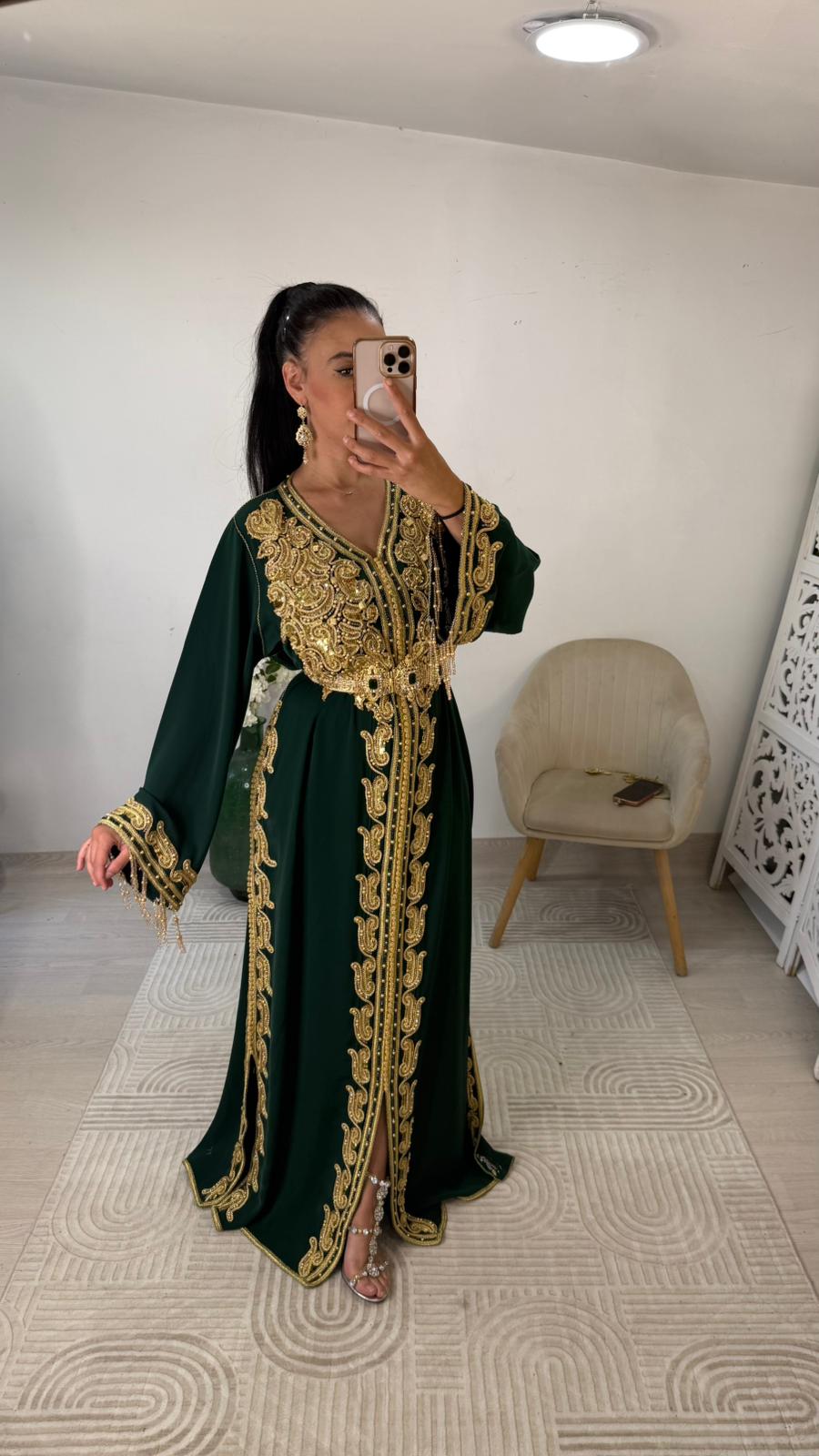 caftan vert royale – Image 2