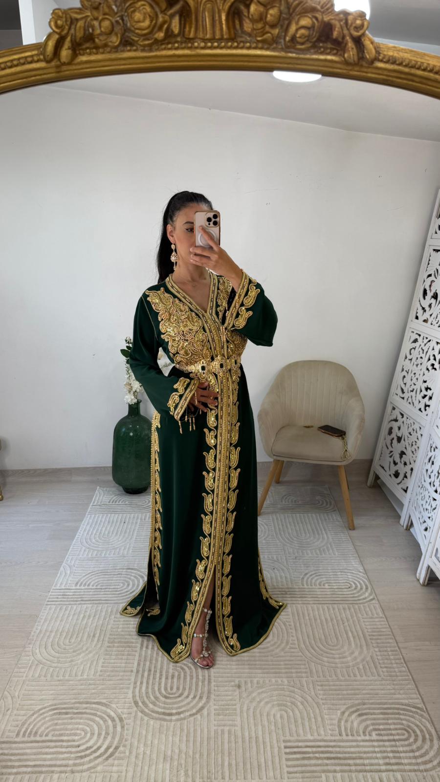 caftan vert royale