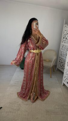 caftan rose fonce