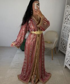 caftan rose fonce